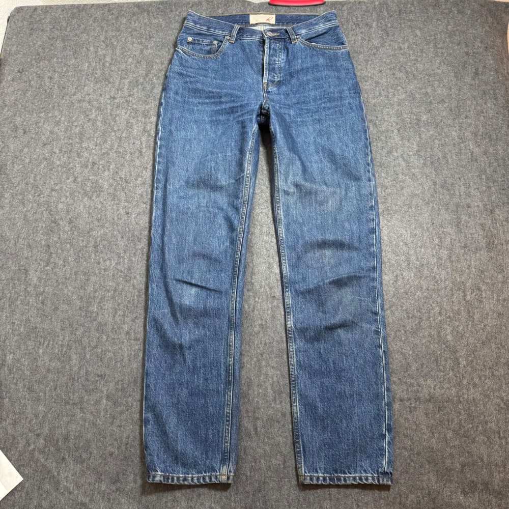 Everlane The 90s Cheeky Jean Organic Cotton Blue Straight Leg Denim 26 Tall